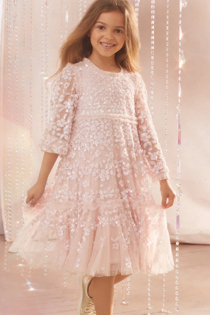 Needle & Thread Holding LTD Margot Long Sleeve Kids Dress 3 Needle & Thread Holding LTD Margot Long Sleeve Kids Dress