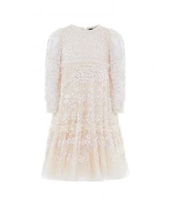 Needle & Thread Holding LTD Margot Long Sleeve Kids Dress