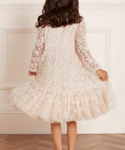 Needle & Thread Holding LTD Margot Long Sleeve Kids Dress
