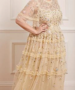 Needle & Thread Holding LTD Womenswear Martha Ditsy Ankle Gown