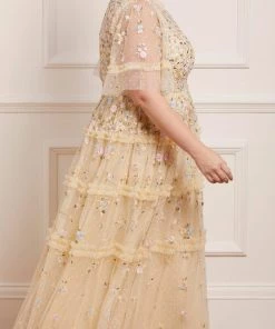 Needle & Thread Holding LTD Womenswear Martha Ditsy Ankle Gown