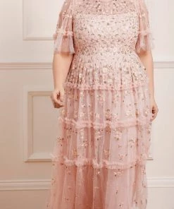 Needle & Thread Holding LTD Martha Ditsy Ankle Gown