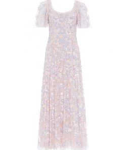 Needle & Thread Holding LTD Mary Rose Scoop Neck Ankle Gown