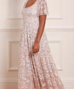 Needle & Thread Holding LTD Mary Rose Scoop Neck Ankle Gown