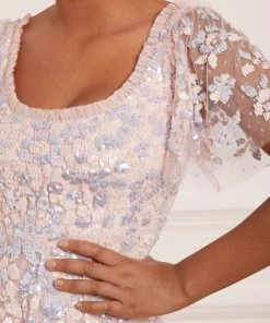 Needle & Thread Holding LTD Mary Rose Scoop Neck Ankle Gown