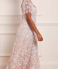 Needle & Thread Holding LTD Mary Rose Scoop Neck Ankle Gown