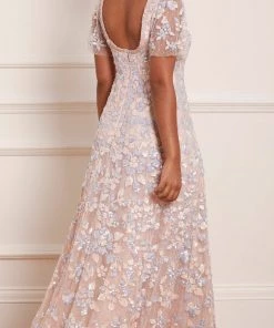 Needle & Thread Holding LTD Mary Rose Scoop Neck Ankle Gown