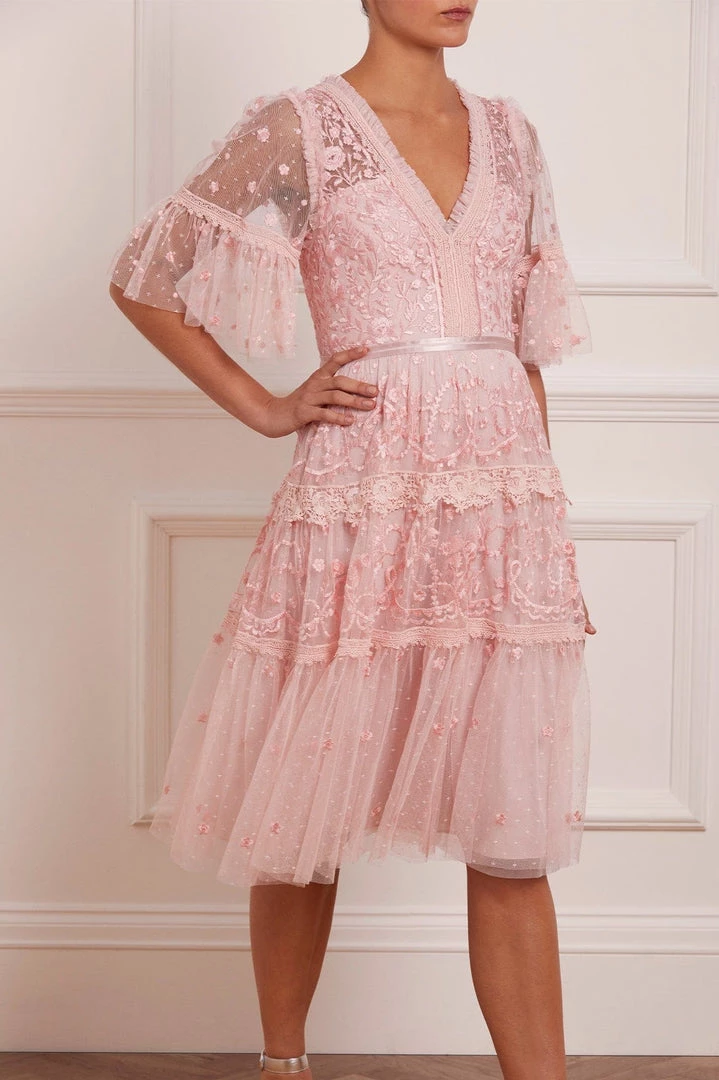 Needle & Thread Holding LTD Midsummer Lace Dress Womenswear 3 Needle & Thread Holding LTD Midsummer Lace Dress Womenswear