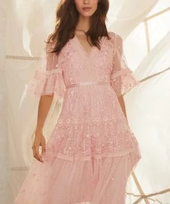 Needle & Thread Holding LTD Midsummer Lace Dress Womenswear 19 Needle & Thread Holding LTD Midsummer Lace Dress Womenswear