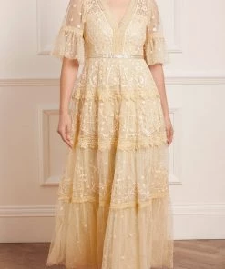 Needle & Thread Holding LTD Midsummer Lace Gown Womenswear