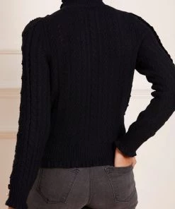 Needle & Thread Holding LTD Womenswear Mixed Stitch Crochet Trim Short Jumper