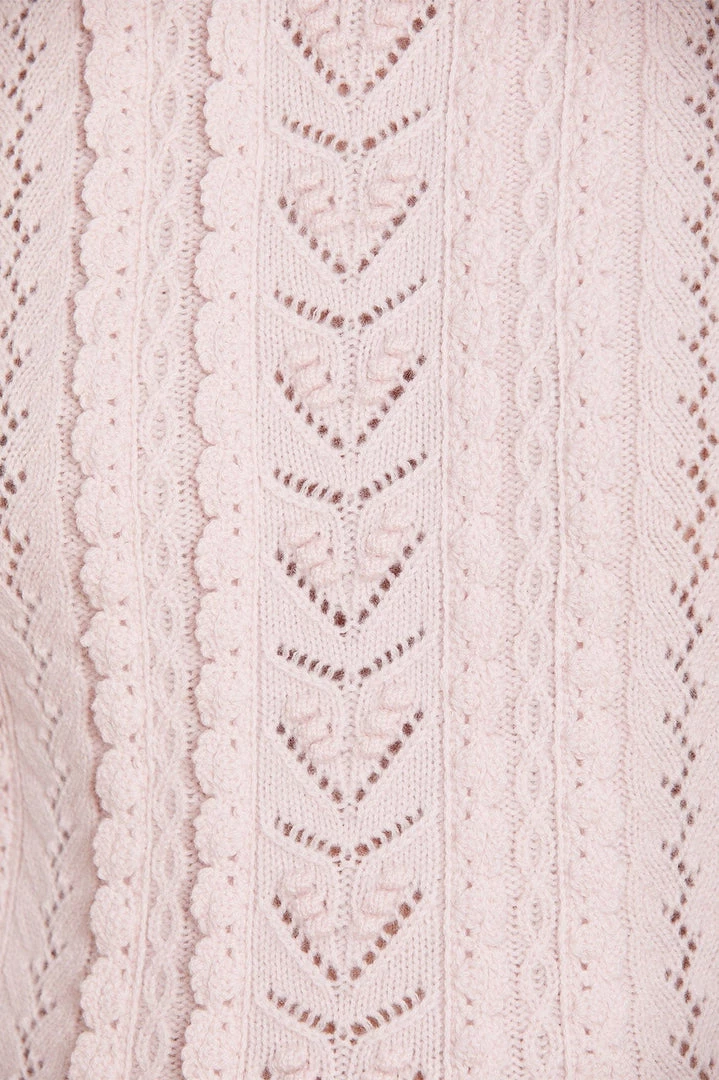 Needle & Thread Holding LTD Mixed Stitch Crochet Trim Short Jumper 6 Needle & Thread Holding LTD Mixed Stitch Crochet Trim Short Jumper