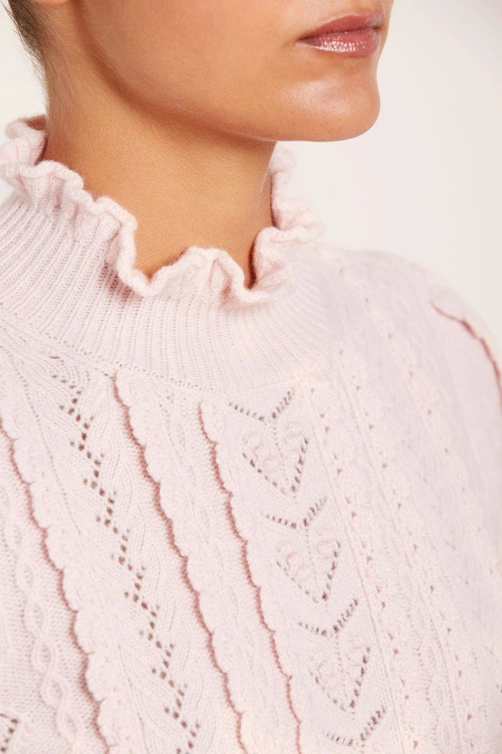 Needle & Thread Holding LTD Mixed Stitch Crochet Trim Short Jumper 7 Needle & Thread Holding LTD Mixed Stitch Crochet Trim Short Jumper