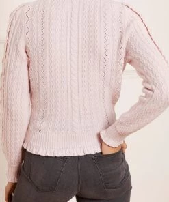 Needle & Thread Holding LTD Mixed Stitch Crochet Trim Short Jumper 16 Needle & Thread Holding LTD Mixed Stitch Crochet Trim Short Jumper