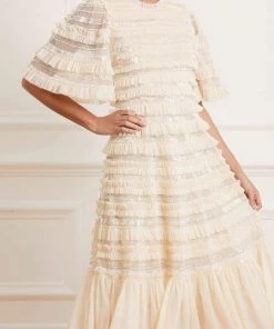 Needle & Thread Holding LTD Womenswear Nancy Frill Ballerina Dress