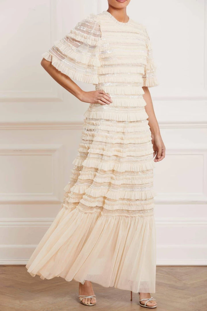 Needle & Thread Holding LTD Womenswear Nancy Frill Gown 3 Needle & Thread Holding LTD Womenswear Nancy Frill Gown