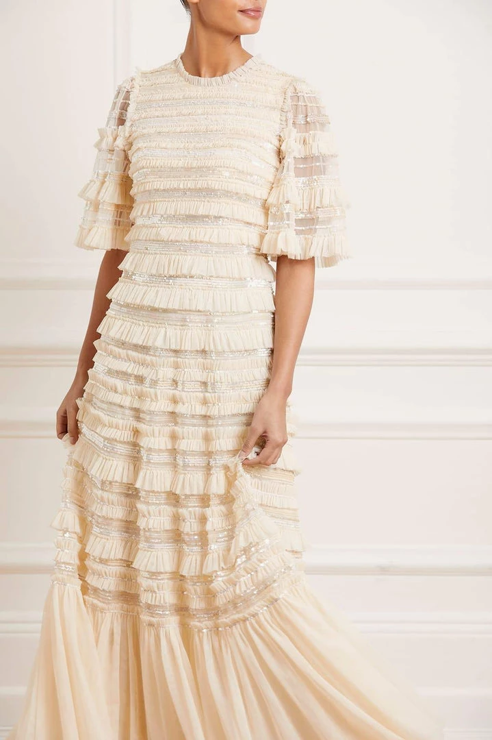 Needle & Thread Holding LTD Womenswear Nancy Frill Gown 5 Needle & Thread Holding LTD Womenswear Nancy Frill Gown