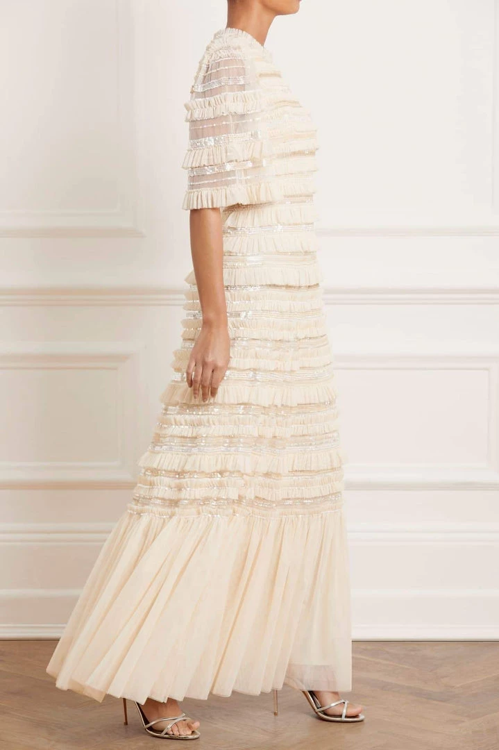 Needle & Thread Holding LTD Womenswear Nancy Frill Gown 6 Needle & Thread Holding LTD Womenswear Nancy Frill Gown