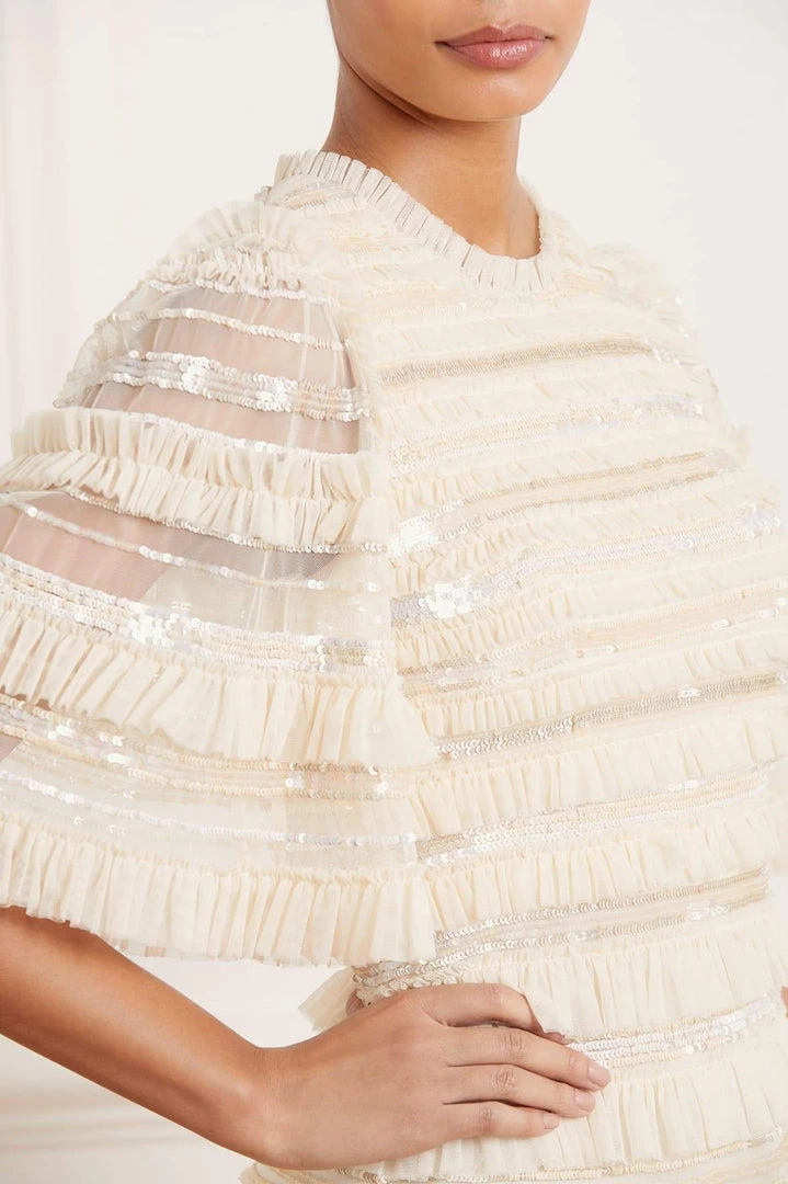 Needle & Thread Holding LTD Womenswear Nancy Frill Gown 8 Needle & Thread Holding LTD Womenswear Nancy Frill Gown