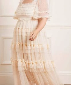 Needle & Thread Sales 40 Needle & Thread Holding LTD Womenswear Peaches Smocked Ankle Gown