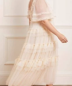 Needle & Thread Holding LTD Womenswear Peaches Smocked Ankle Gown