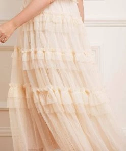 Needle & Thread Holding LTD Womenswear Peaches Smocked Ankle Gown