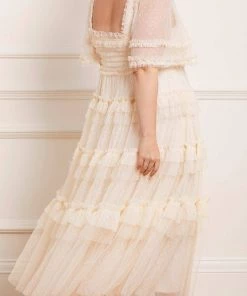 Needle & Thread Holding LTD Womenswear Peaches Smocked Ankle Gown