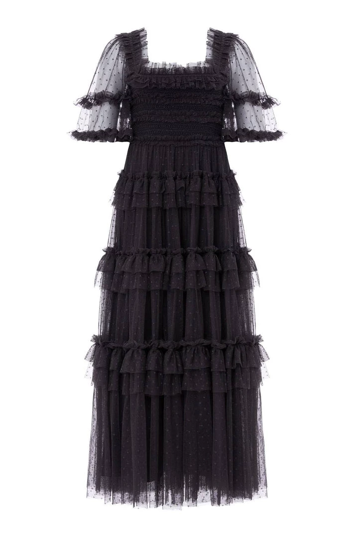 Needle & Thread Holding LTD Peaches Smocked Ankle Gown 4 Needle & Thread Holding LTD Peaches Smocked Ankle Gown