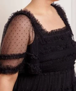 Needle & Thread Holding LTD Peaches Smocked Ankle Gown 14 Needle & Thread Holding LTD Peaches Smocked Ankle Gown