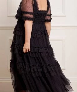 Needle & Thread Holding LTD Peaches Smocked Ankle Gown 16 Needle & Thread Holding LTD Peaches Smocked Ankle Gown