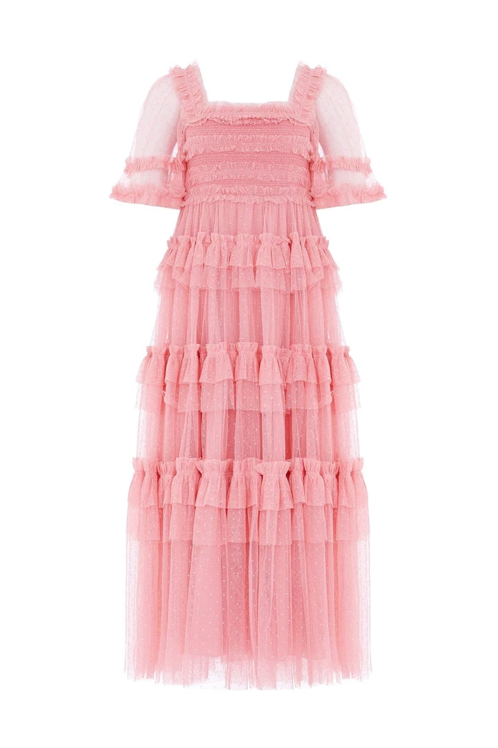 Needle & Thread Holding LTD Womenswear Peaches Smocked Ankle Gown 4 Needle & Thread Holding LTD Womenswear Peaches Smocked Ankle Gown