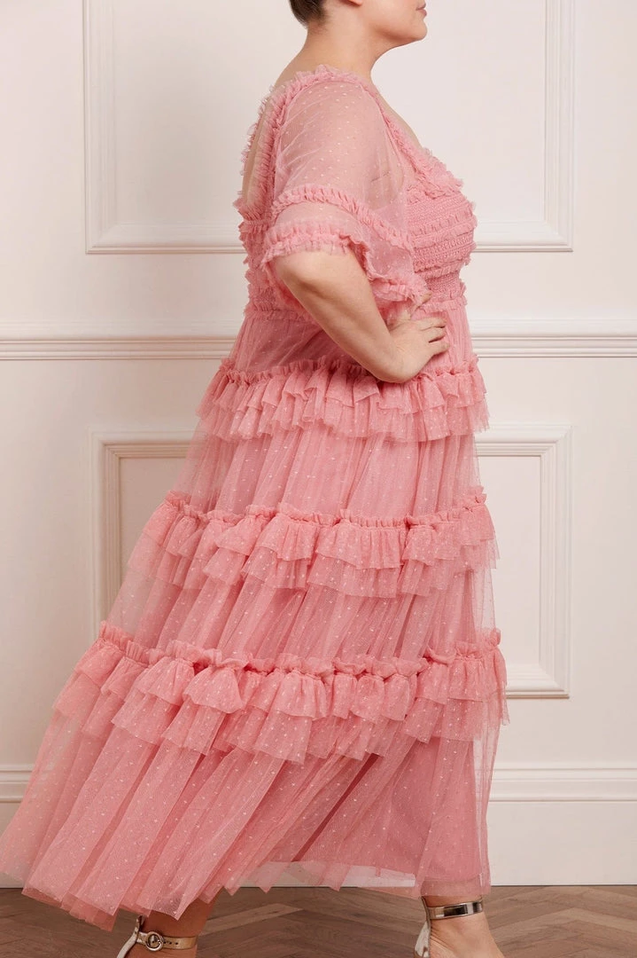 Needle & Thread Holding LTD Womenswear Peaches Smocked Ankle Gown 8 Needle & Thread Holding LTD Womenswear Peaches Smocked Ankle Gown