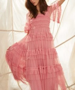 Needle & Thread Holding LTD Womenswear Peaches Smocked Ankle Gown 19 Needle & Thread Holding LTD Womenswear Peaches Smocked Ankle Gown