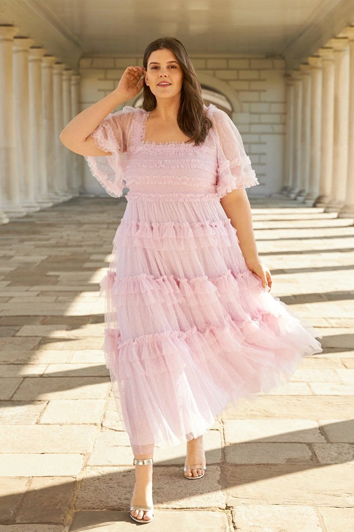 Needle & Thread Holding LTD Womenswear Peaches Smocked Ankle Gown 12 Needle & Thread Holding LTD Womenswear Peaches Smocked Ankle Gown