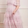 Needle & Thread Holding LTD Womenswear Peaches Smocked Ankle Gown