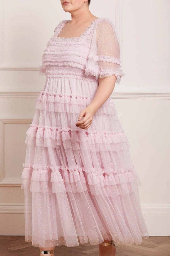 Needle & Thread Holding LTD Womenswear Peaches Smocked Ankle Gown 3 Needle & Thread Holding LTD Womenswear Peaches Smocked Ankle Gown