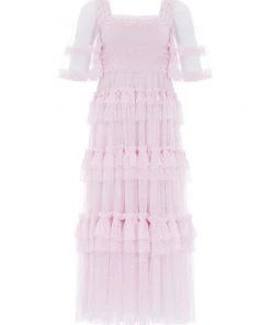 Needle & Thread Holding LTD Womenswear Peaches Smocked Ankle Gown