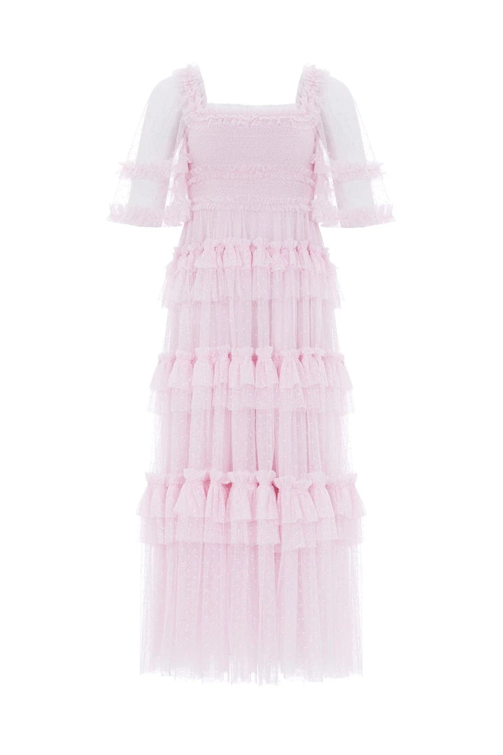 Needle & Thread Holding LTD Womenswear Peaches Smocked Ankle Gown 4 Needle & Thread Holding LTD Womenswear Peaches Smocked Ankle Gown