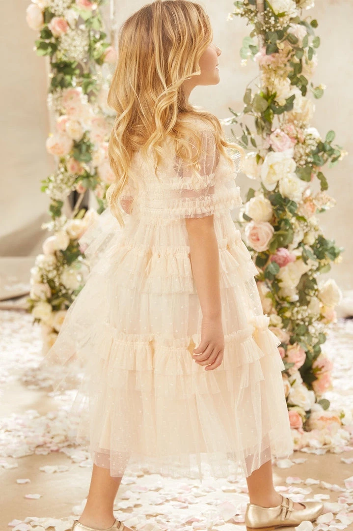 Needle & Thread Holding LTD Peaches Smocked Kids Dress 9 Needle & Thread Holding LTD Peaches Smocked Kids Dress