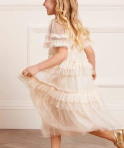 Needle & Thread Holding LTD Peaches Smocked Kids Dress 14 Needle & Thread Holding LTD Peaches Smocked Kids Dress