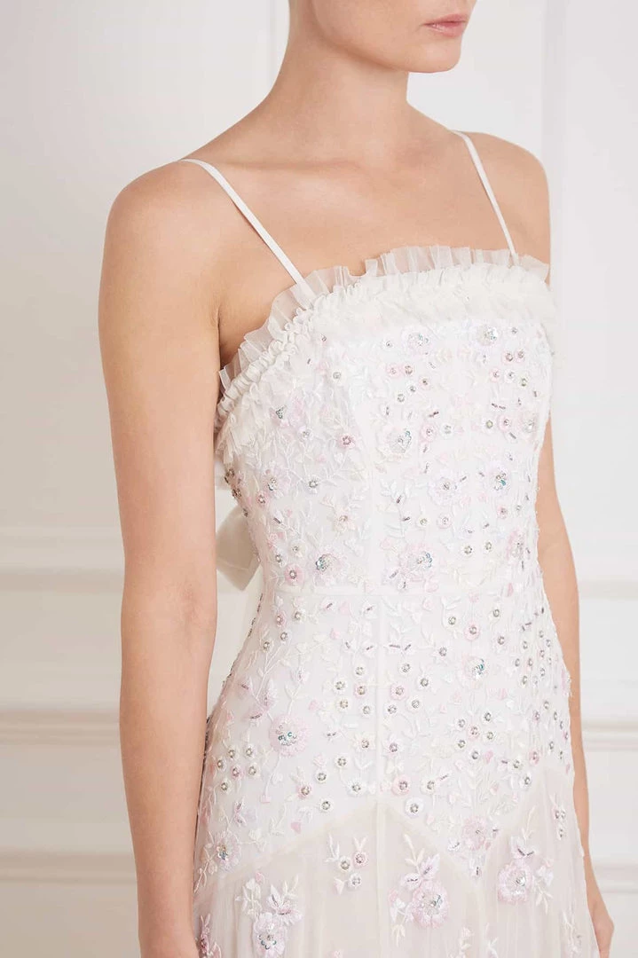 Needle & Thread Holding LTD Pearl Rose Cami Bridal Gown 6 Needle & Thread Holding LTD Pearl Rose Cami Bridal Gown