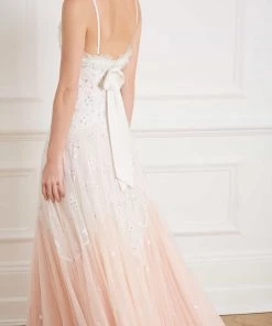 Needle & Thread Holding LTD Pearl Rose Cami Bridal Gown 16 Needle & Thread Holding LTD Pearl Rose Cami Bridal Gown