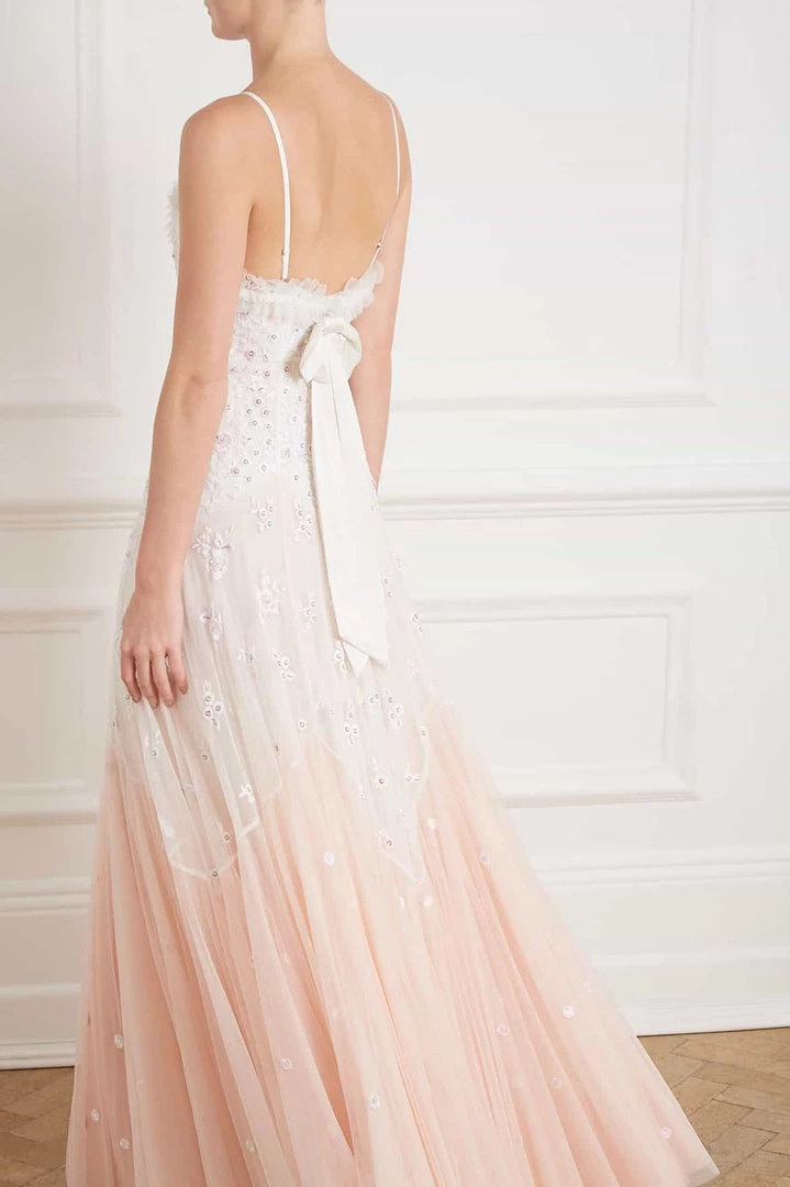 Needle & Thread Holding LTD Pearl Rose Cami Bridal Gown 8 Needle & Thread Holding LTD Pearl Rose Cami Bridal Gown