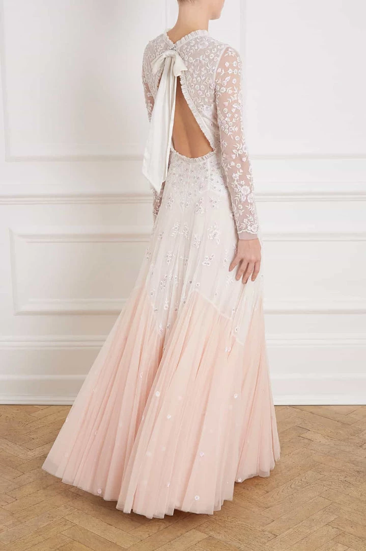 Needle & Thread Holding LTD Pearl Rose Bridal Gown 8 Needle & Thread Holding LTD Pearl Rose Bridal Gown