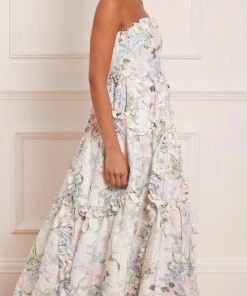 Needle & Thread Holding LTD Womenswear Posy Blossom Corset Ankle Gown