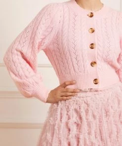 Needle & Thread Holding LTD Pretty Cable Short Cardigan Womenswear