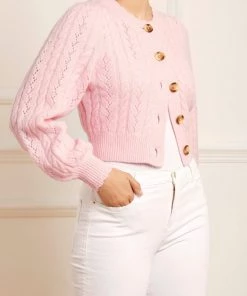 Needle & Thread Holding LTD Pretty Cable Short Cardigan Womenswear