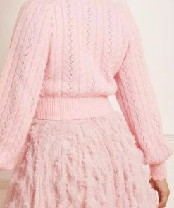 Needle & Thread Holding LTD Pretty Cable Short Cardigan Womenswear