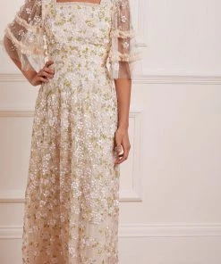 Needle & Thread Holding LTD Womenswear Pretty Petals Ankle Gown