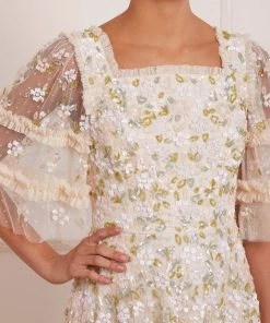 Needle & Thread Holding LTD Womenswear Pretty Petals Ankle Gown